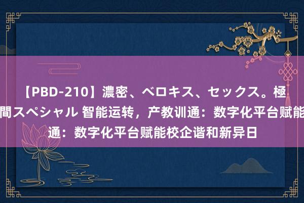 【PBD-210】濃密、ベロキス、セックス。極上接吻性交 8時間スペシャル 智能运转，产教训通：数字化平台赋能校企谐和新异日